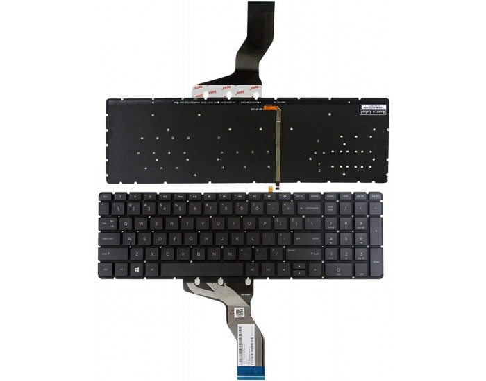 LAPTOP KEYBOARD FOR HP PAVILION 15AU | 15AU000 BLACK US (WITHOUT BACKLIGHT)